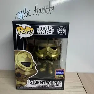 Funko Other Funko Pop Stormtrooper Wondercon 22 Gold 296 Star
